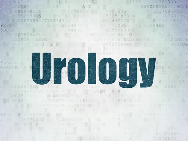 Conceito de saúde: Urologia sobre fundo de papel digital — Fotografia de Stock