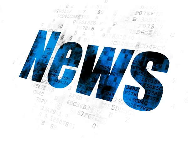 News concept: News on Digital background — Stock Photo, Image