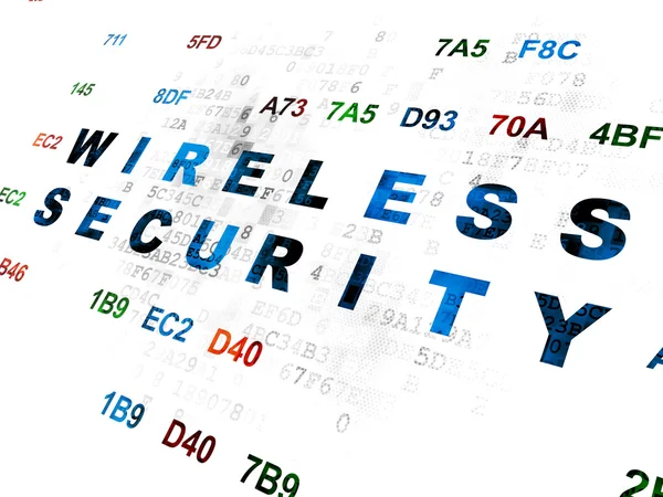 Safety concept: Wireless Security on Digital background — Stock Photo, Image