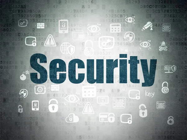 Safety concept: Security on Digital Data Paper background — Stock Photo, Image