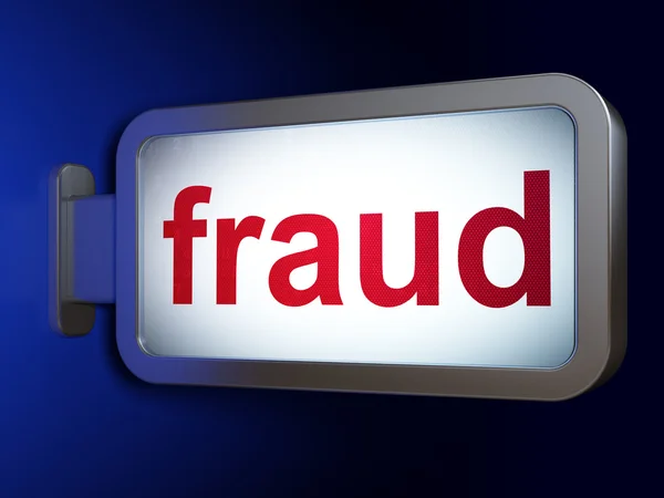 Security concept: Fraud on billboard background — Stock Photo, Image