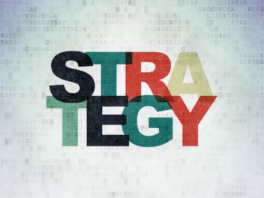 Ekonomi kavramı: dijital veri kağıt arka plan stratejisi