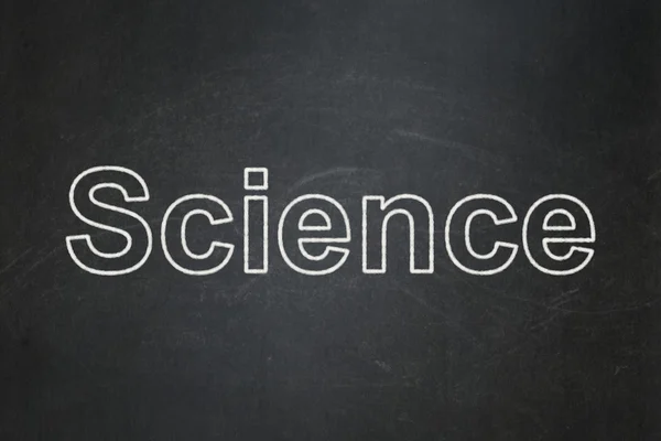 Science concept: Science on chalkboard background — Stock Photo, Image