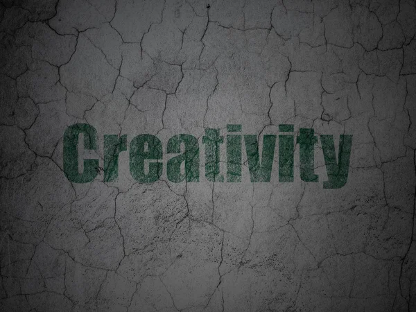 Reklamkoncept: kreativitet på grunge vägg bakgrund — Stockfoto