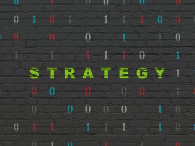 Finans kavramı: Duvar arkaplanındaki strateji