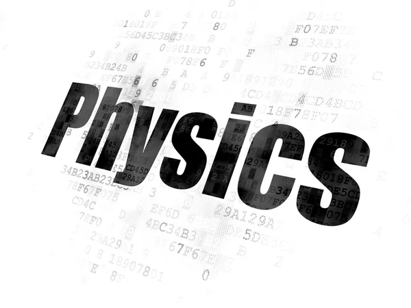 Learning concept: Physics on Digital background — Stock Photo, Image