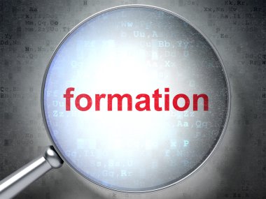 Öğrenme konsepti: Optik camile formasyon