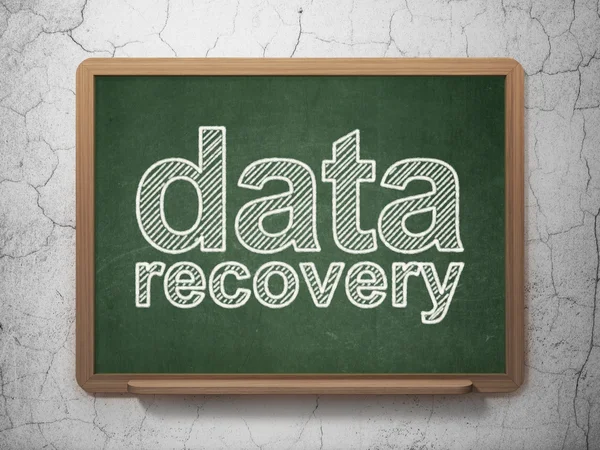 Data concept: Data Recovery on chalkboard background — Stock Photo, Image