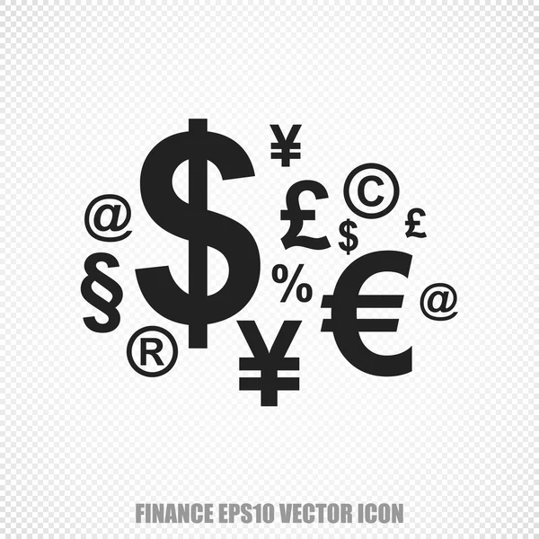 Finanz-Vektor-Finanzsymbol. modernes flaches Design. — Stockvektor