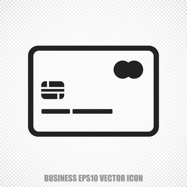 Vecteur de finance icône de carte de crédit. Design plat moderne . — Image vectorielle