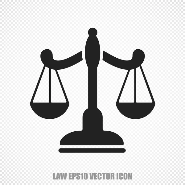 Law vector Scales icon. Modern flat design. — 图库矢量图片