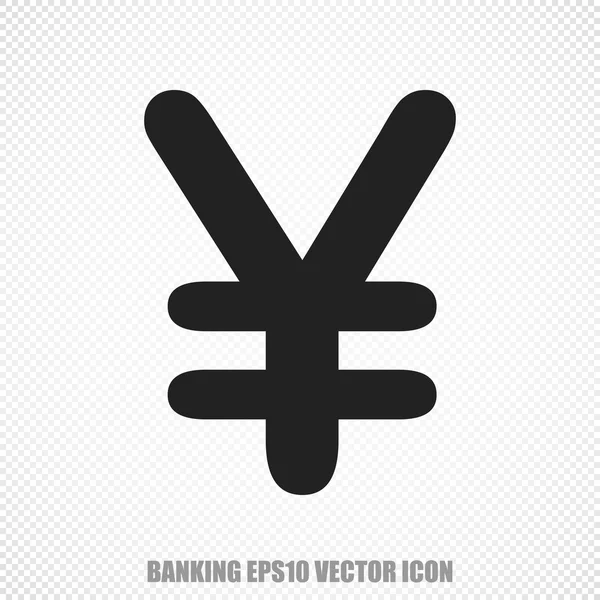 Yen-Symbol für den Bankensektor. modernes flaches Design. — Stockvektor