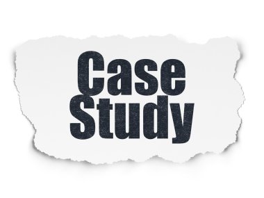 Eğitim kavramı: yırtık kağıt arka plan Case Study