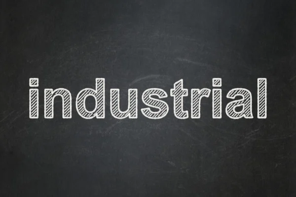 Manufacuring koncept: průmyslová na tabuli pozadí — Stock fotografie