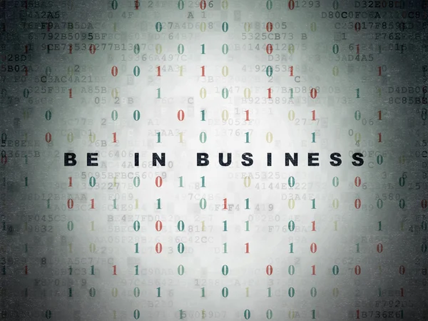 Geschäftskonzept: auf digitalem Datenpapier im Geschäft sein — Stockfoto