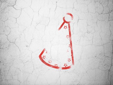 Tatil kavramı: parti şapkası duvar arka plan üzerinde