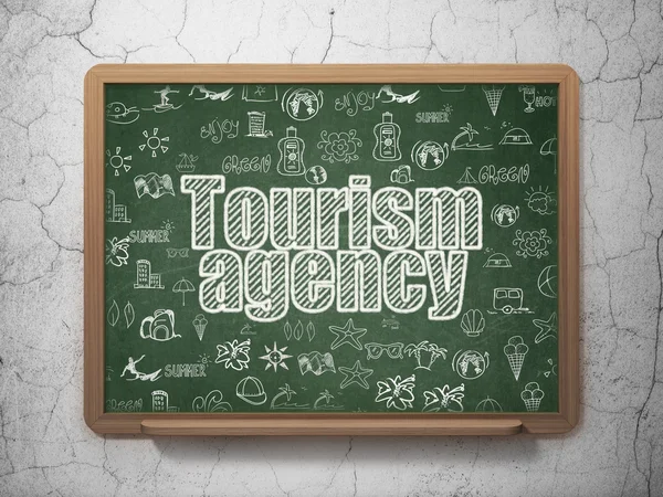 Concept touristique : Agence de tourisme sur fond de conseil scolaire — Photo