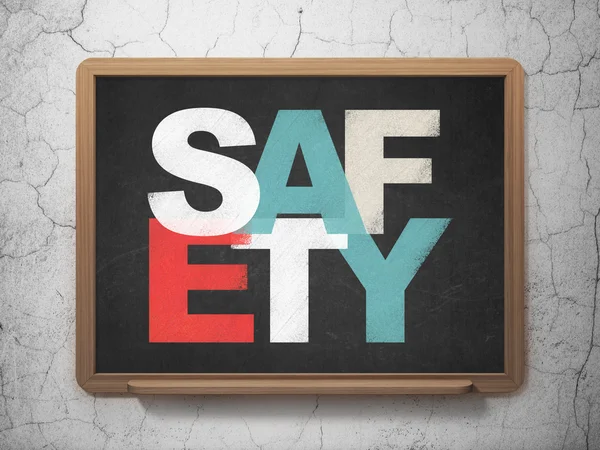 Privacy concept: Safety on School board background — Stock Photo, Image