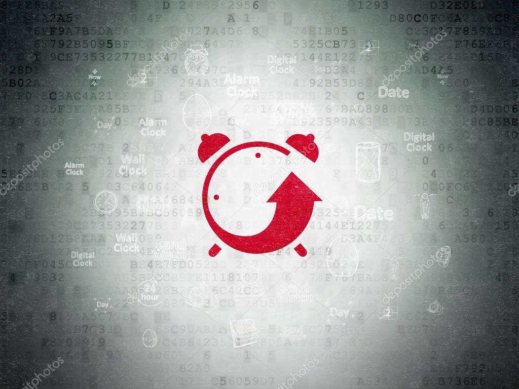 Concepto de línea de tiempo: Reloj despertador en el fondo de papel de datos digitales: fotografía de stock © maxkabakov #111233342 | Depositphotos Concepto de línea de tiempo: Reloj despertador en el fondo de papel de datos digitales: fotografía de stock © maxkabakov #111233342 | Depositphotos