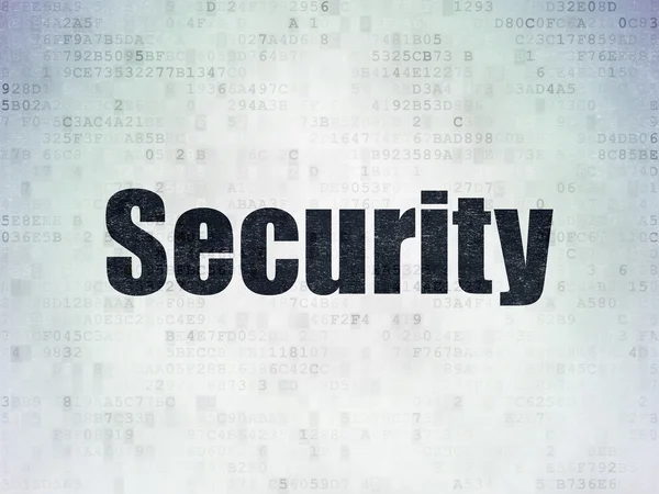 Conceito de segurança: Segurança em fundo de papel de dados digitais — Fotografia de Stock