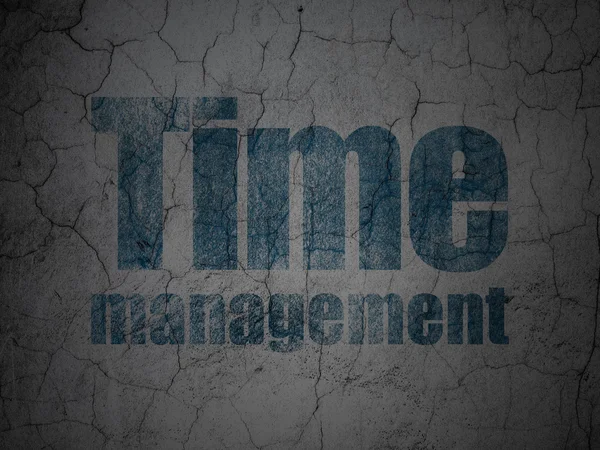 Tidslinje begrepp: Time Management på grunge vägg bakgrund — Stockfoto