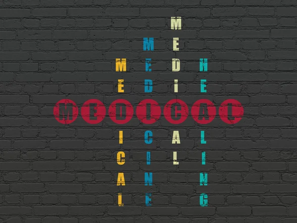 Conceito de medicina: Medical in Crossword Puzzle — Fotografia de Stock