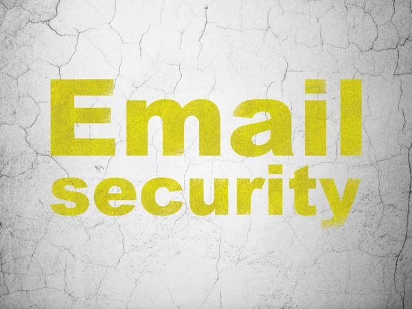 Security concept: Email Security on wall background — Stock Photo, Image