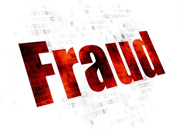 Safety concept: Fraud on Digital background — Stockfoto