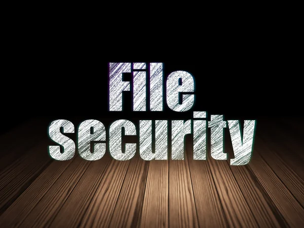 安全コンセプト:グランジ暗室のファイルセキュリティ — ストック写真