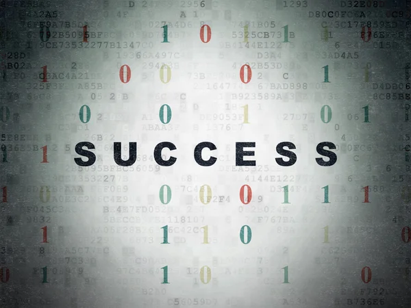 Business concept: Success on Digital Data Paper background — Stock Photo, Image