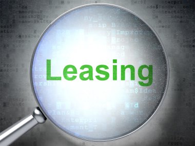 Finans konsepti: Optik camile kiralama