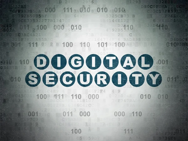 Concepto de privacidad: Seguridad digital en el fondo del documento de datos digitales — Foto de Stock