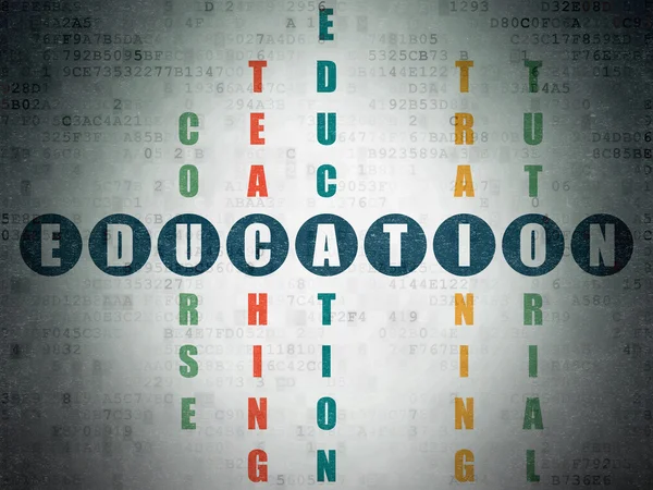 Education concept: Education in Crossword Puzzle — Stock Photo, Image