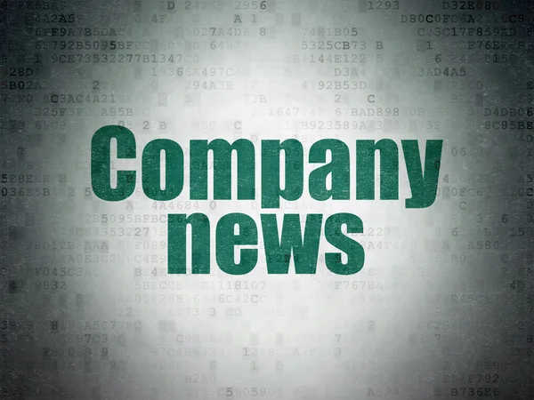 Conceito de notícias: Notícias da empresa sobre os antecedentes do papel de dados digitais — Fotografia de Stock