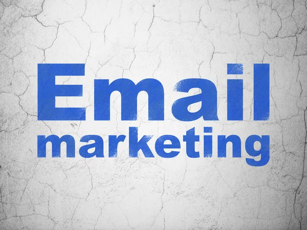 Concepto de Marketing: Email Marketing en el fondo de pared —  Fotos de Stock