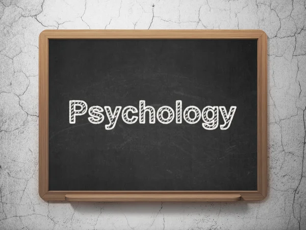 Health concept: Psychology on chalkboard background — Stock Photo, Image