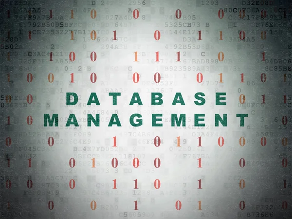 Yazılım kavramı: dijital veri kağıt arka plan veritabanı yönetimi — Stok fotoğraf
