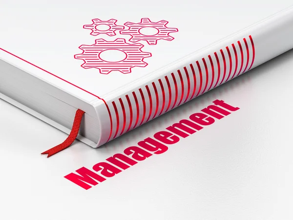 Geschäftskonzept: Buchrücken, Management auf weißem Hintergrund — Stockfoto