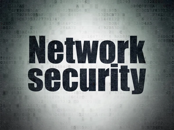 Sekretess koncept: nätverkssäkerhet på Digital Data papper bakgrund — Stockfoto