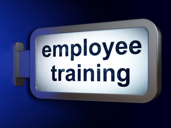 Studying concept: Employee Training on billboard background — Stock Photo, Image