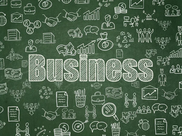 Finance koncept: Business på skolrådet bakgrund — Stockfoto