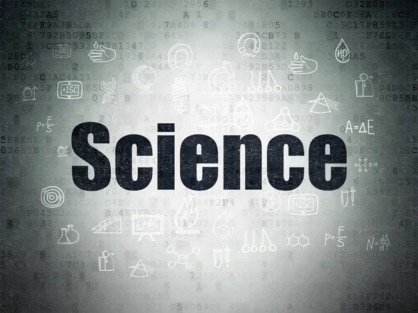 Science concept: Science on Digital Data Paper background — Stock Photo, Image