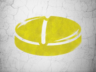 Tıp kavramı: duvar arka plan doğum kontrol hapı