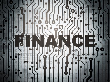 Ekonomi kavramı: devre kartı ile finans