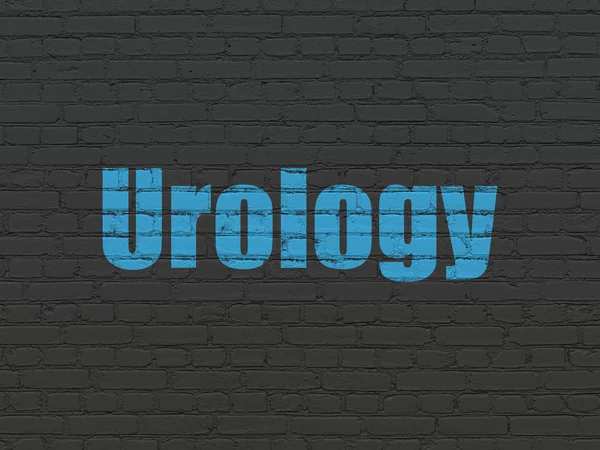 Concepto de medicina: Urología sobre fondo de pared — Foto de Stock