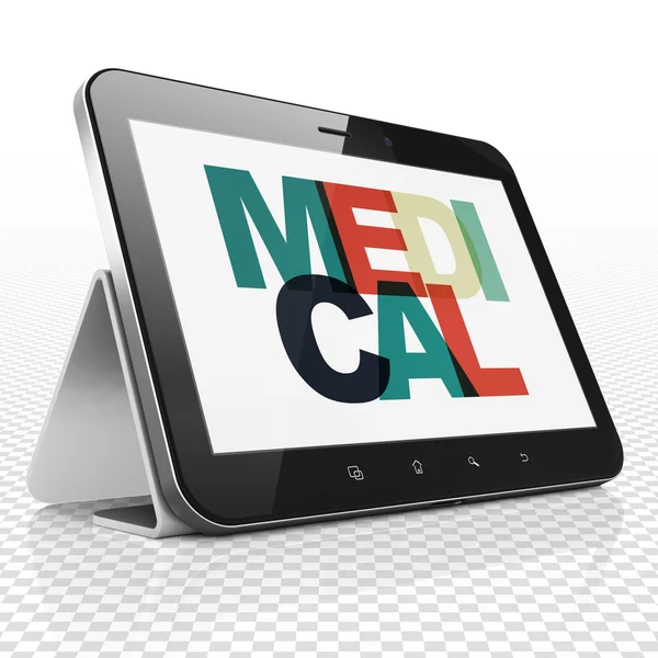 Healthcare concept: Tablet Computer with Medical on  display — Stock Photo, Image