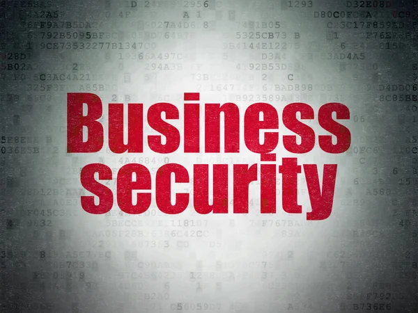 Sicherheitskonzept: Geschäftssicherheit auf digitalem Datenpapier — Stockfoto
