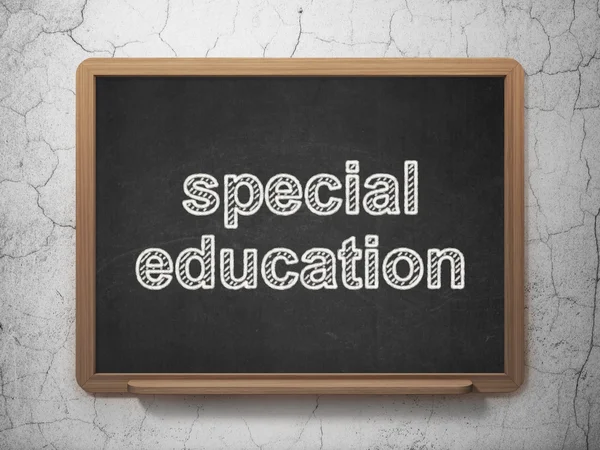 Conceito de educação: Educação especial sobre chalkboard background — Fotografia de Stock