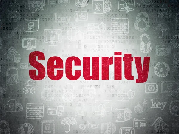 Safety concept: Security on Digital Data Paper background — Stock Photo, Image