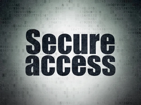 Security concept: Secure Access on Digital Data Paper background — Stock Photo, Image